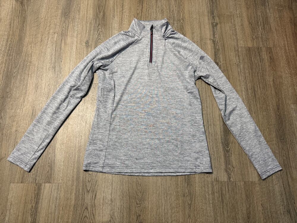Killtec Women's Heather Gray Quarter-Zip Performance Pullover
